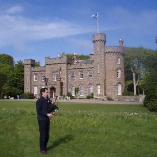 Dunninald Castle bagpipes